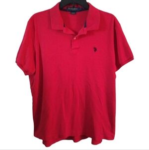 U.S. Red Polo Short Sleeve Polo Shirt